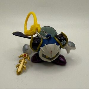 Meta Knight Mini Figure Keychain - Blue and Gold Kids Toy